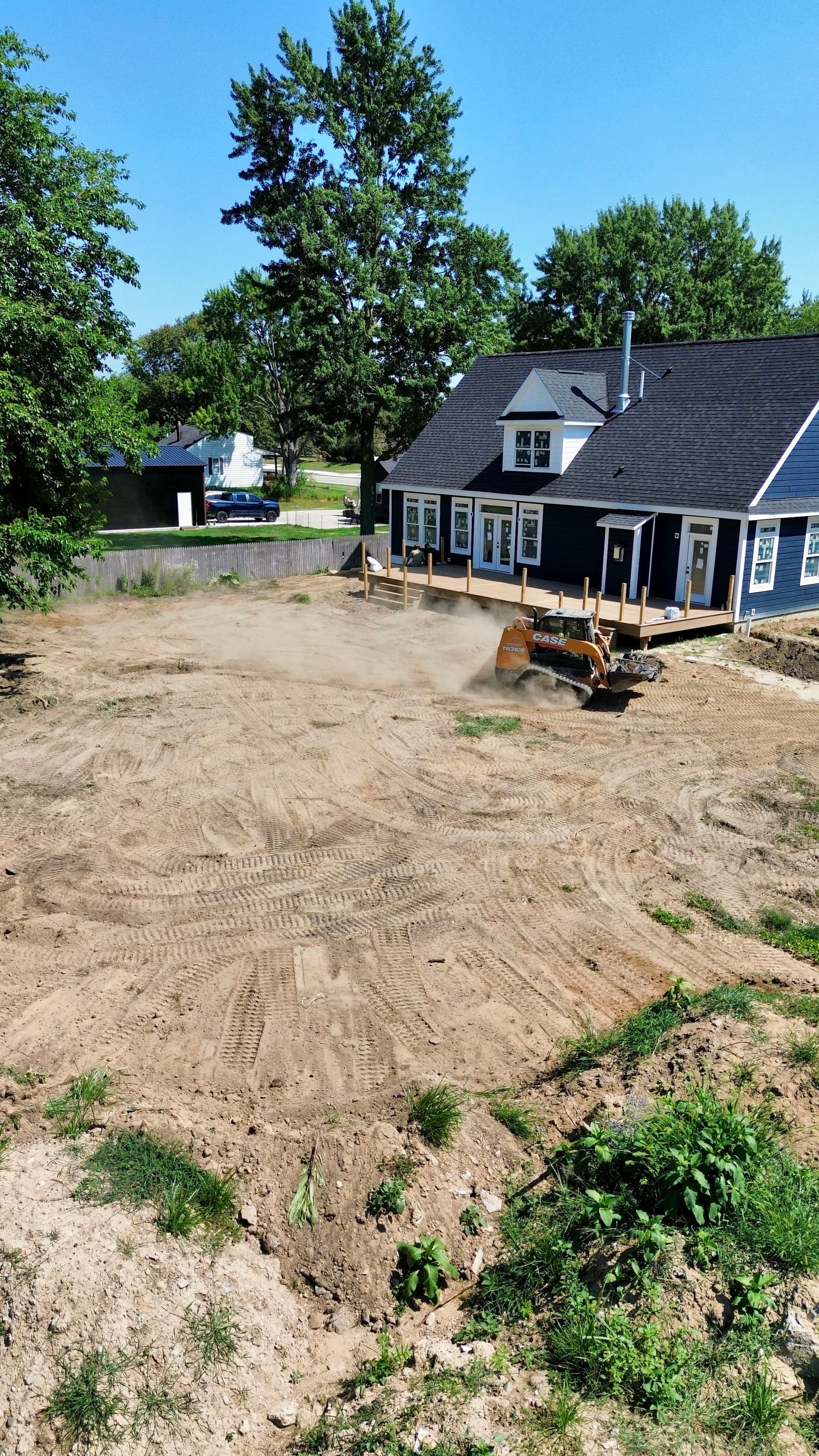 Finish Grading and New Construction Seeding for Michigan Builders