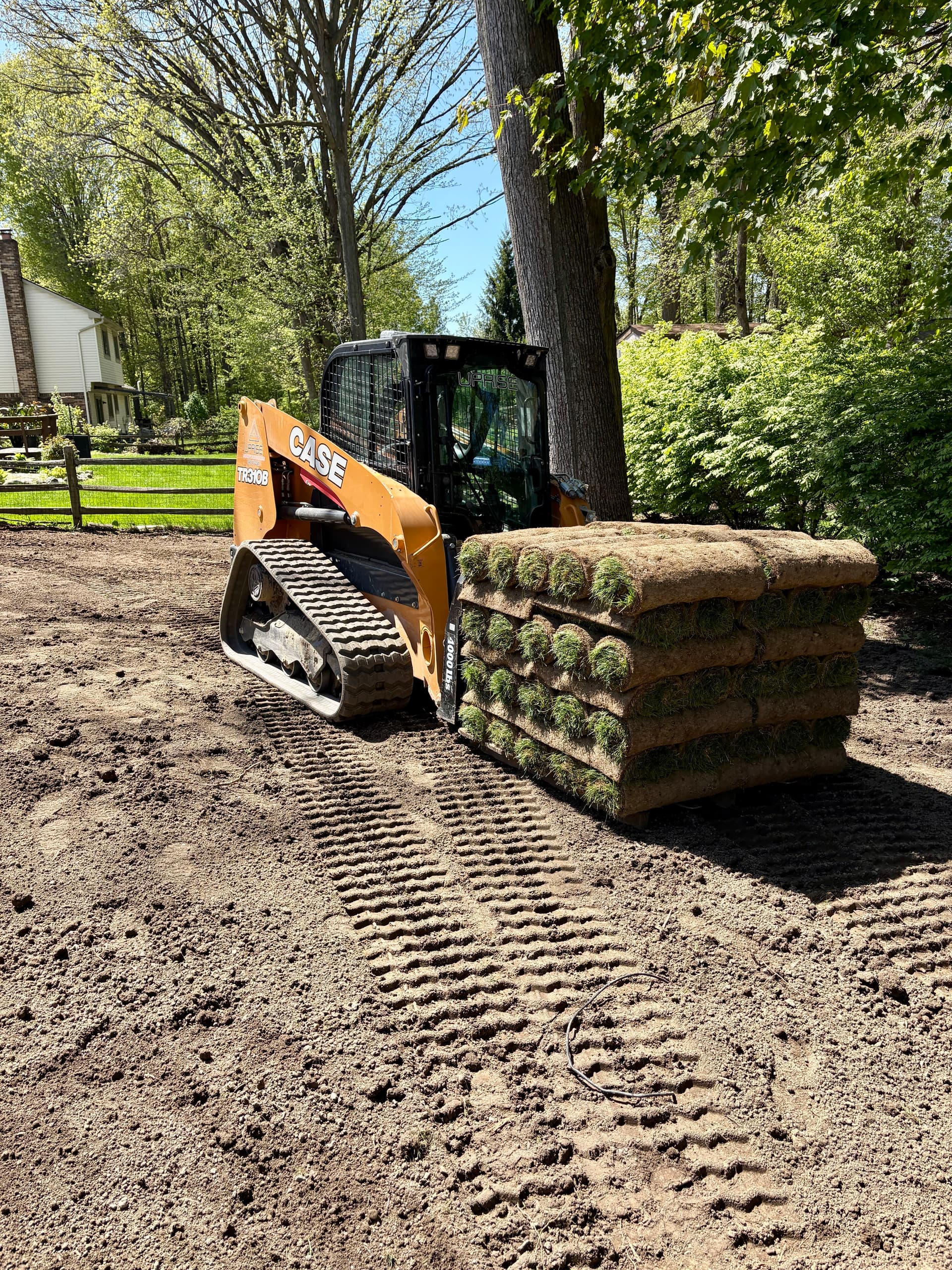 Gallery photos for 4,000 Sq. Ft. Sod Installation and Regrade in Novi: Image #1