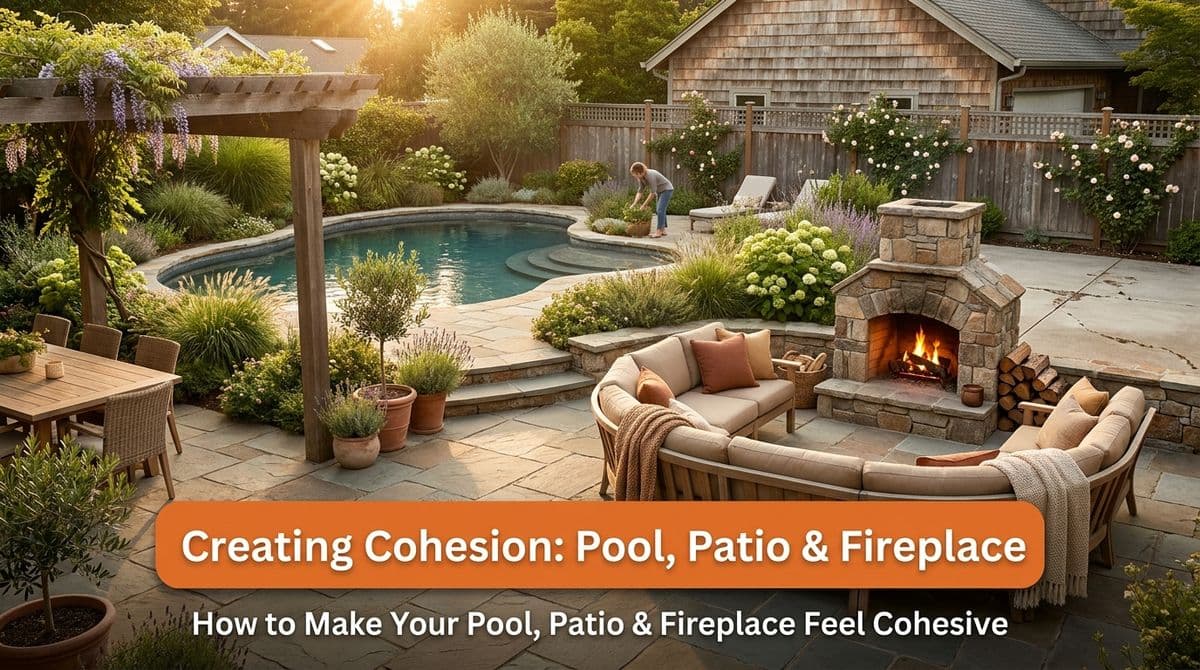How to Make Your Pool, Patio & Fireplace Feel Cohesive image
